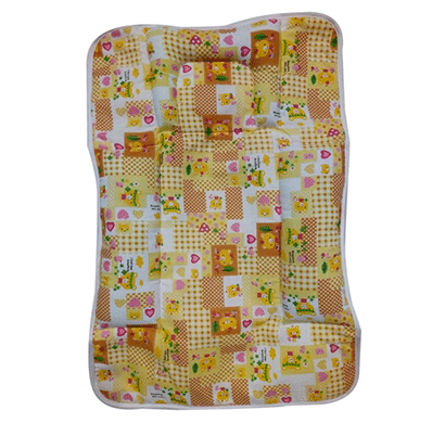 love baby (557 yellow p7) cotton fix pillow mat yellow